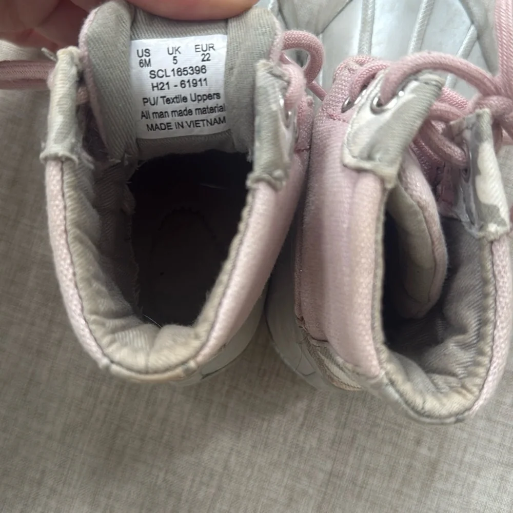 Sperry Duck Boots Waterproof sparkle Toddler Girls size 6 rain waterproof‎